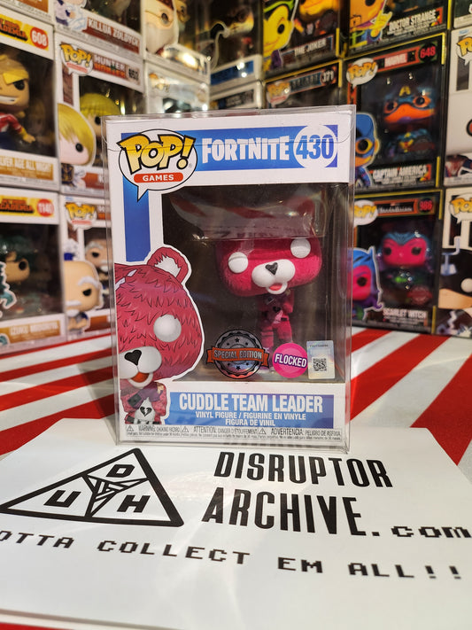 Funko Fortnite Cuddle Team Leader Special Edition Flocked #430