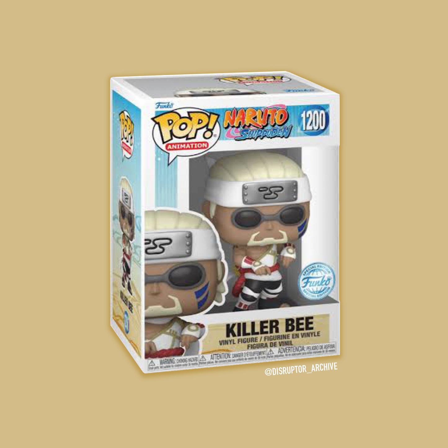 Naruto Killer Bee #1200 Funko w CHASE