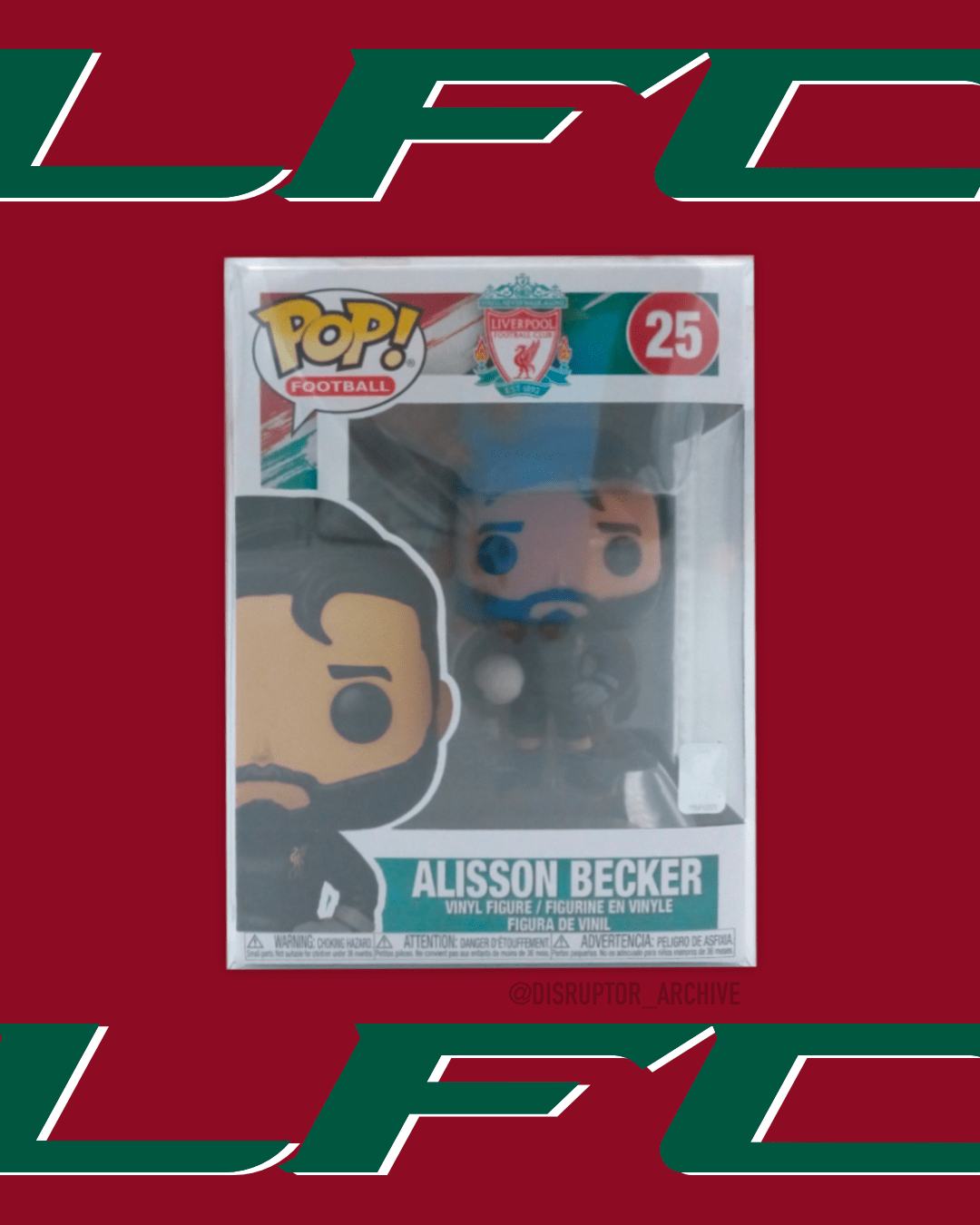 Liverpool FC Alisson Becker #25 Funko